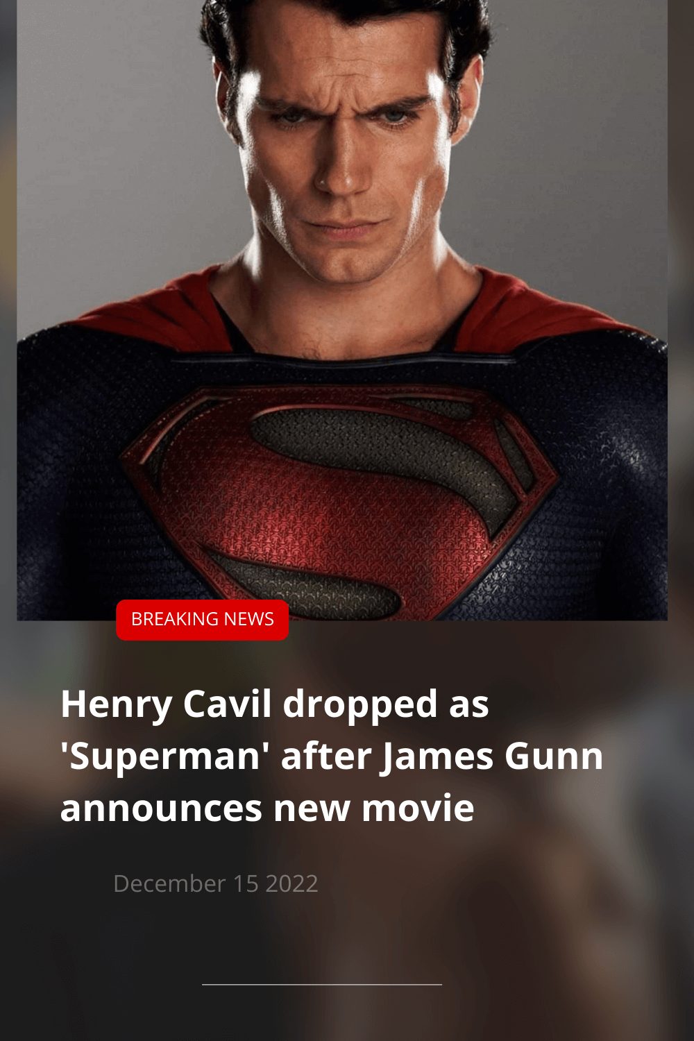 Henry Cavill is not Superman anymore, hurt fans go back to Black